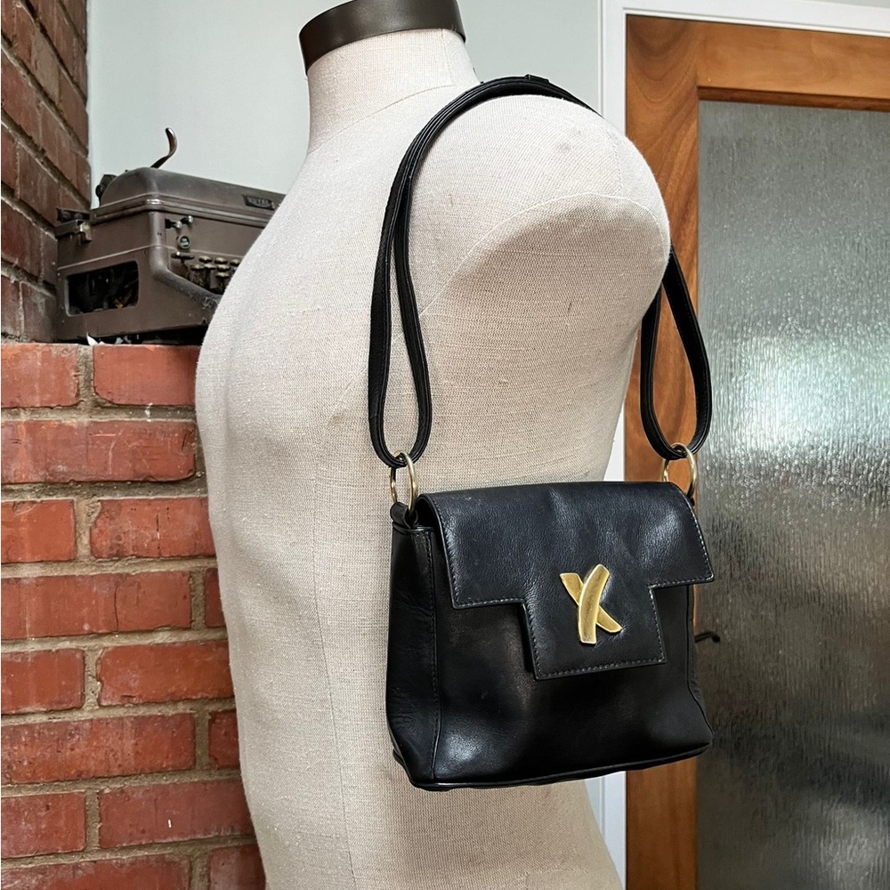 Pablo Picasso black leather bag